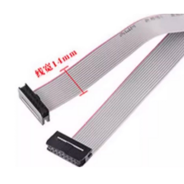 IDC 2.0 สายริบบิ้นแบนสีเทา IDC Pitch 2.0mm FC-14P FF สายตัวเมีย