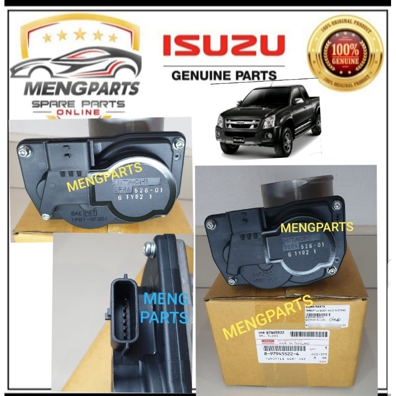 ISUZU D MAX 4JK1 2.5 & 4JJ1 3.0 2005Y-2012Y THROTTLE BODY ASSY 8-7945-522-4