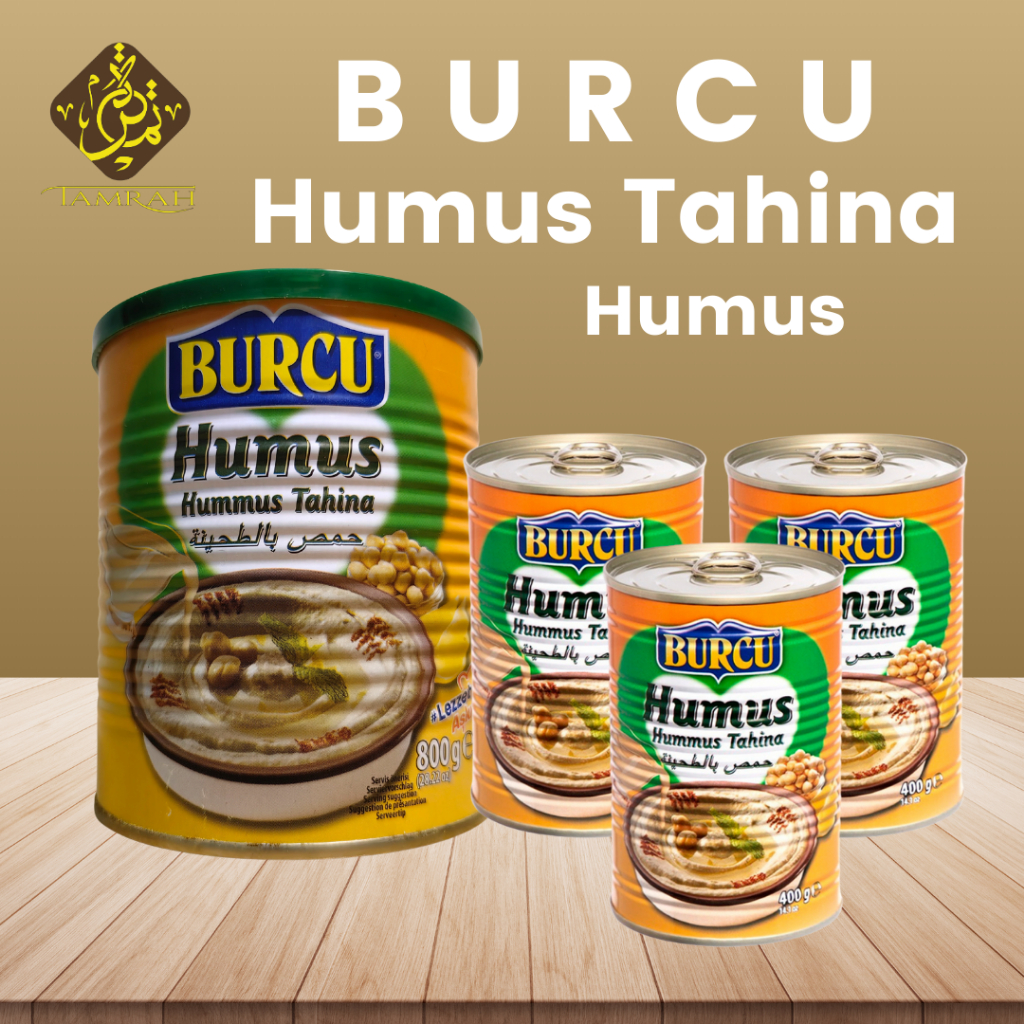 Burcu Humus Tahina / Humus Tahini / Humus Paste / to Eat / Cooking/ 800gm/400gm / ออร์แกนิก