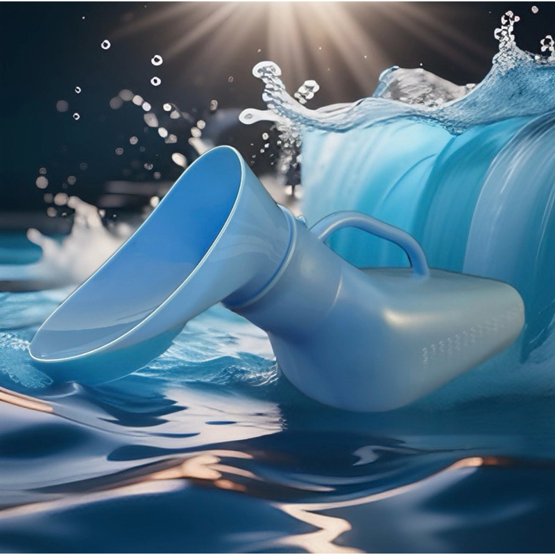 UNISEX URINE PEE BOTTLE ผู้ชายผู้หญิง INCONTENSE PORTABLE URINE BOTTLE