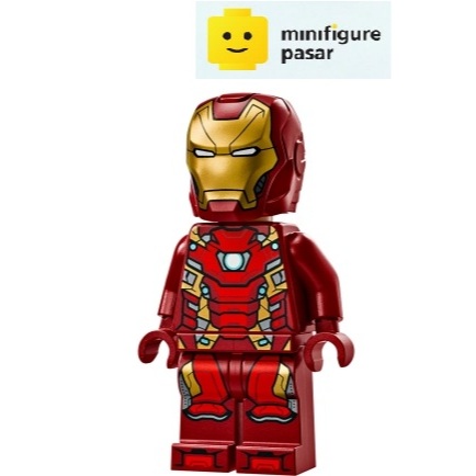 Sh1017 Lego Marvel Super Heroes The Infinity Saga 76314 - Iron Man Mark 46 Armor Minifigure - ใหม่