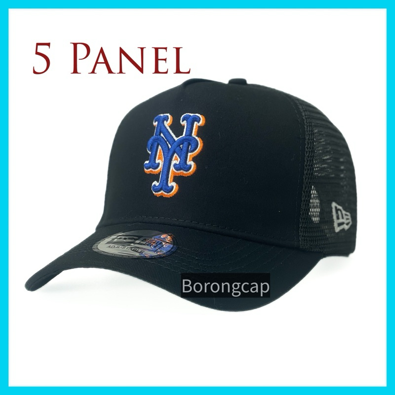 [ 5 แผง MESH ] NFL NEW YORK METS Team Classic Curved Brim Cap