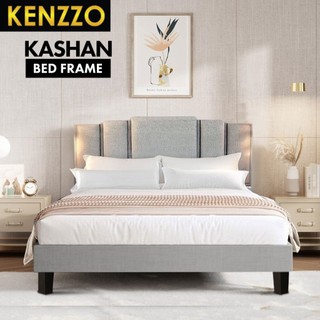 KENZZO : KASHAN SET Luxury Swiss-Foundation Divan Queen Bed Frame katil queen