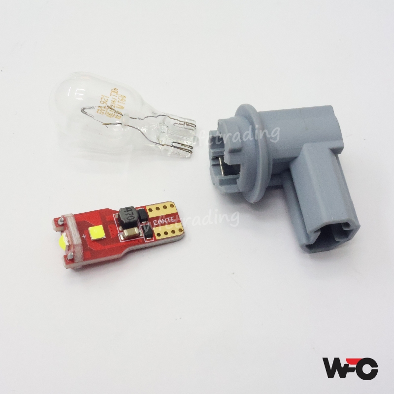 Myvi Viva Alza Third Brake Socket ขนาด T15 Bulb Socket Universal Car Ketiga Brake Bulb Led Socket Ho