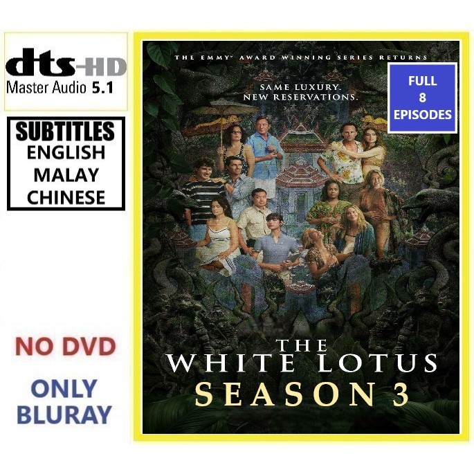 T2D119 The Whité Lotus Season 3 (2025) [8 EPISODES] (2 แผ่น) Comed Drama Satire