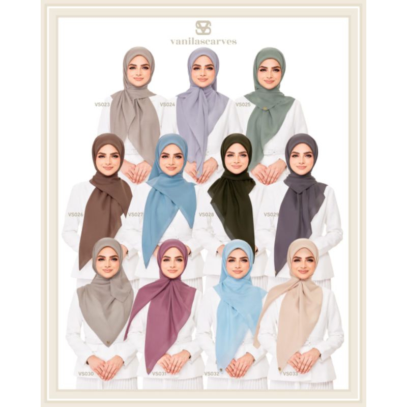 VANILASCARVES PLAIN BIDANG 45 PLUS