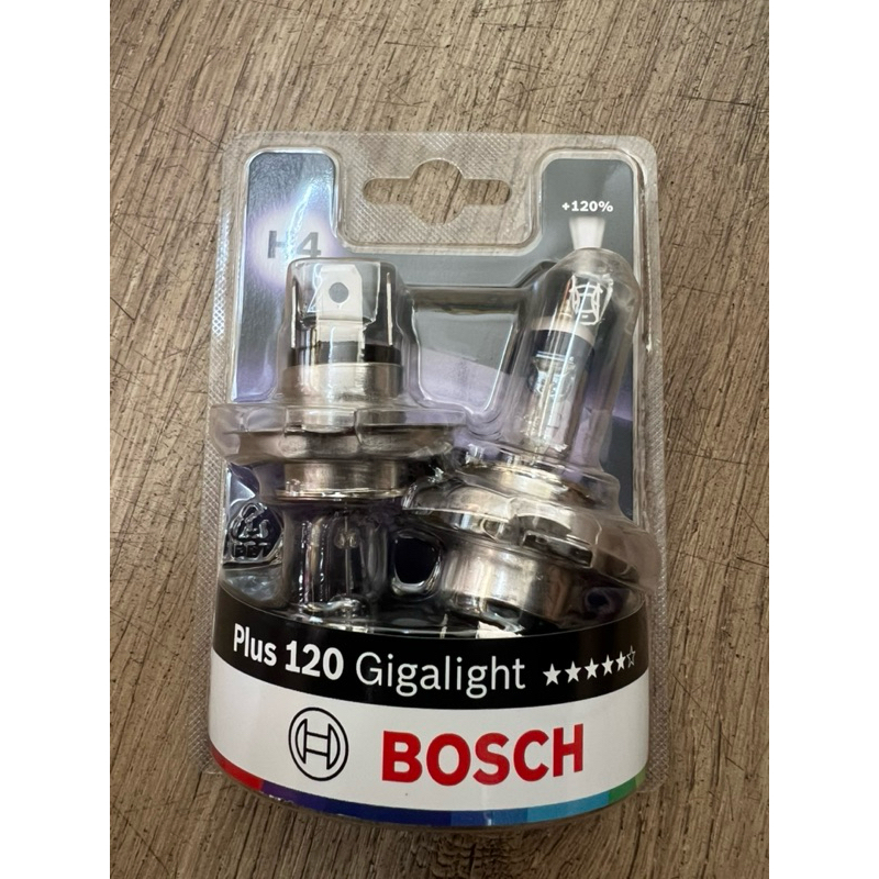 H4 Bulb Plus 120 Gigalight +12% 12V 60/55W P43t Set ( Bosch )