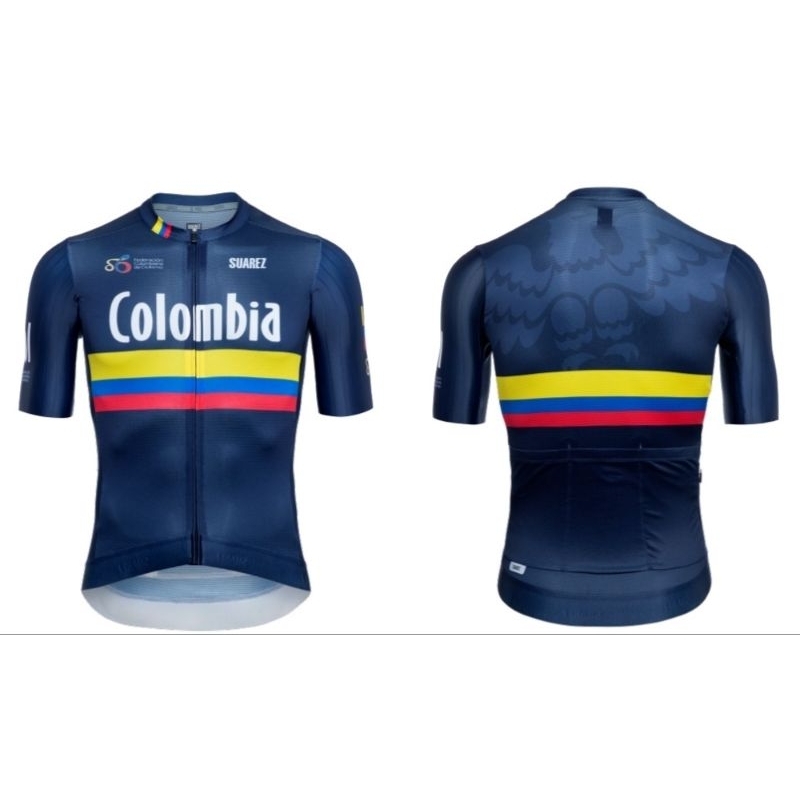 เสื้อเจอร์ซีย์นักปั่นผู้ชาย Suarez Colombia Federation
