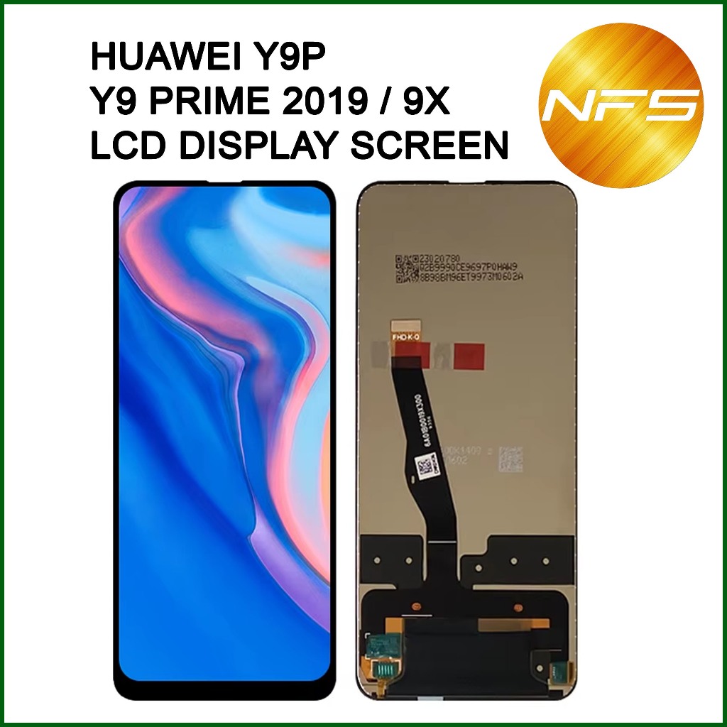 NFS - เปลี่ยนหน้าจอแสดงผล LCD และการจัดหน้าจอสัมผัสสําหรับ Huawei Y9 Prime 2019 / Y9P / Huawei Y9S