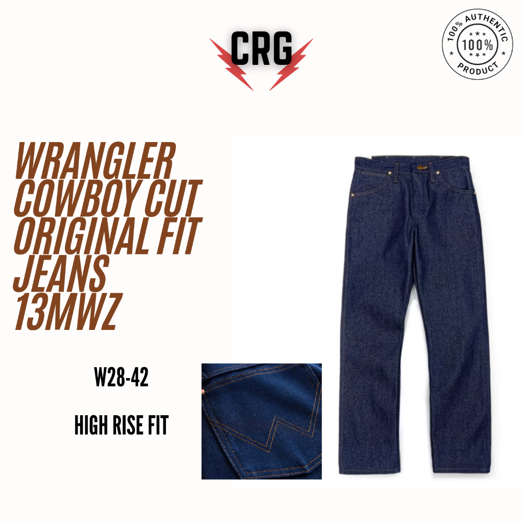 Wrangler Cowboy Cut Fit Jeans 13MWZ Denim