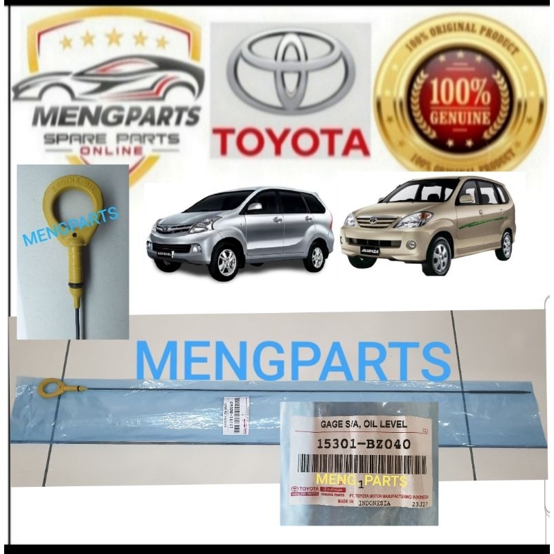 TOYOTA AVANZA F601 F602 F651 1.3 & 1.5 ENGINE OIL LEVER GAUGE OIL LEVER DISPTICK 15301-BZ040
