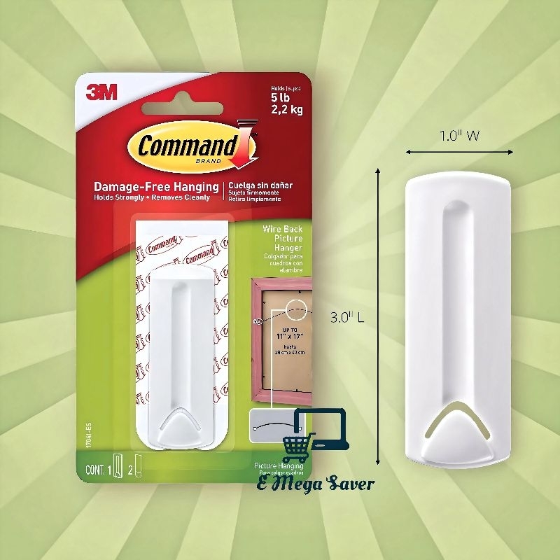 3M Command Wire-Backed Picture Hanger