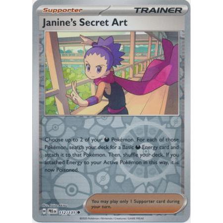 ศิลปะลับของ Janine - Pokemon Prismatic Evolutions Singles Trainer