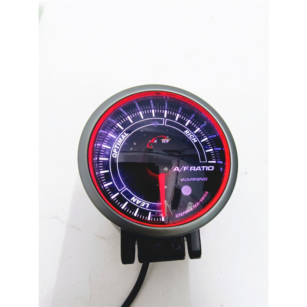 RACE TECH 60MM 2.5 INCH 12V BLACK FACE RACING AUTO METER พร้อมฝาครอบชุดเต็ม (MADE IN TAWAN)