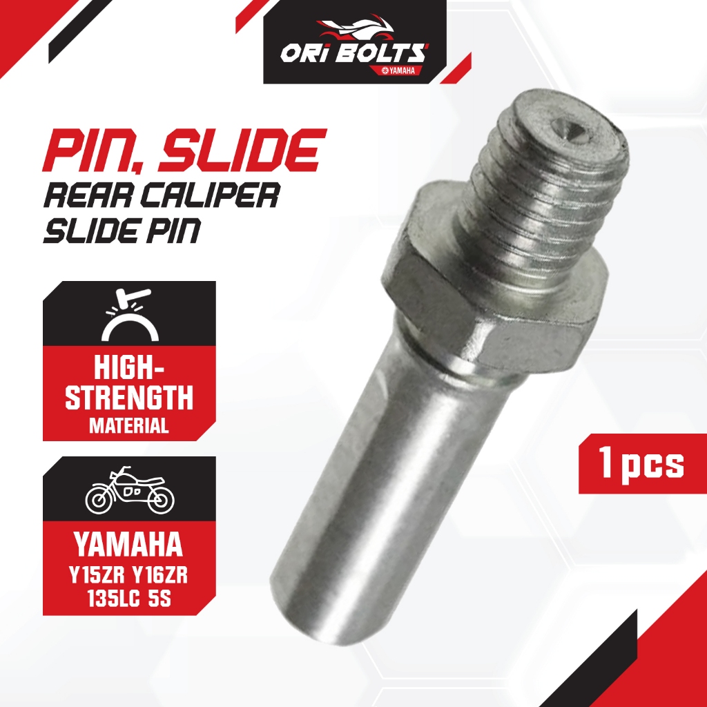 50C-F5914-00 Yamaha Y16 Y15 135LC FI V8 5S 5 ความเร็วด้านหลัง Caliper Slide Pin เบรค Belakang
