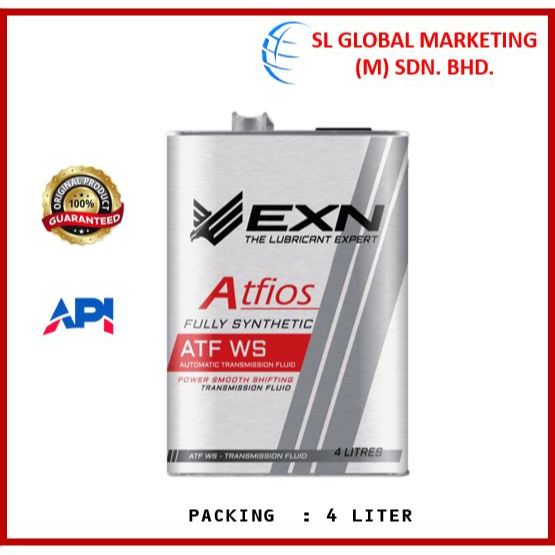 น้ํามัน EXN ATF - ATFIOS ATF WS FULLY SYNTHETIC - 4 ลิตร - MINYAK ATF