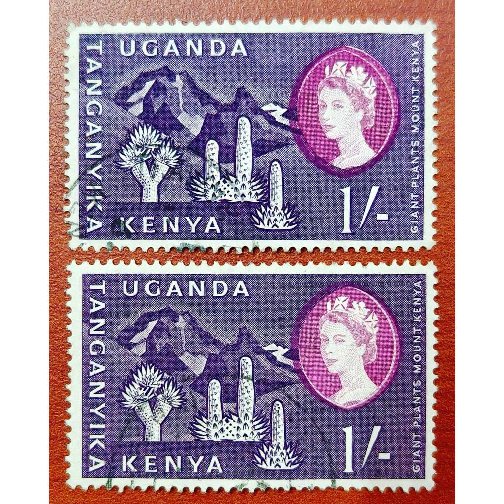 [STMV-0612] 1960 แสตมป์ Kenya Uganda Yangyika (มือสอง)