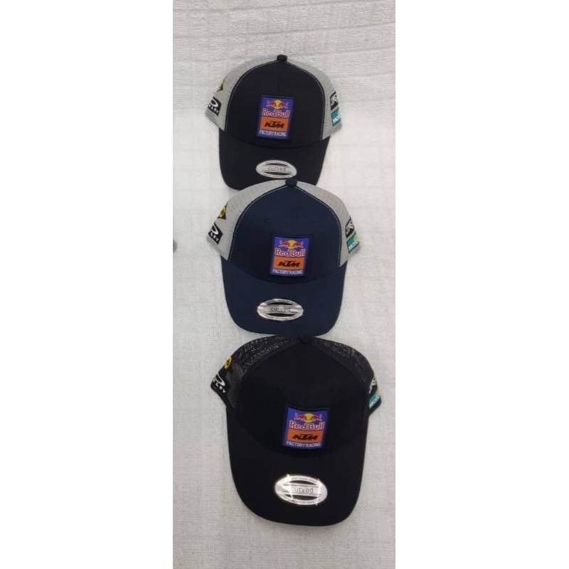 หมวกแก๊ป พรีเมี่ยม Redbull Ktm Trucker Baseball Topi Redbull ktm Baseball
