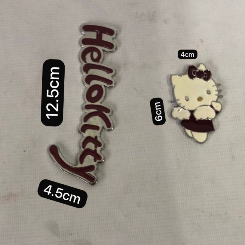 Stk-10038 : โลโก้สัญลักษณ์ Hello Kitty Steel
