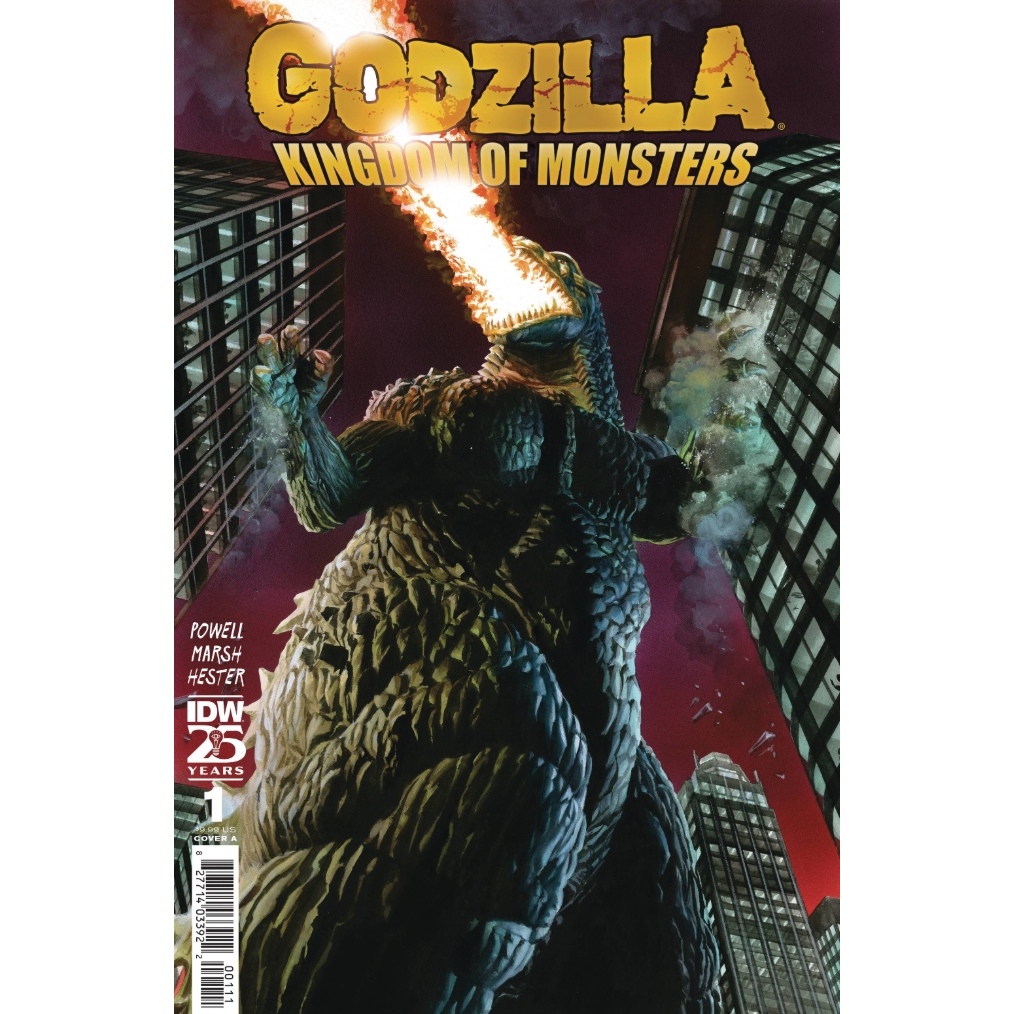 Godzilla Kingdom of Monsters 1 ฟอยล์ครบรอบ 70 ปี - - - หนังสือการ์ตูน - IDW