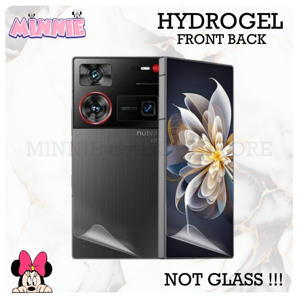 ZTE Nubia Z70s Ultra / Z70 Ultra / Z60s Pro / Z60 Ultra Hydrogel ฟิล์มกันรอยหน้าจอด้านหน้า + ด้านหลั