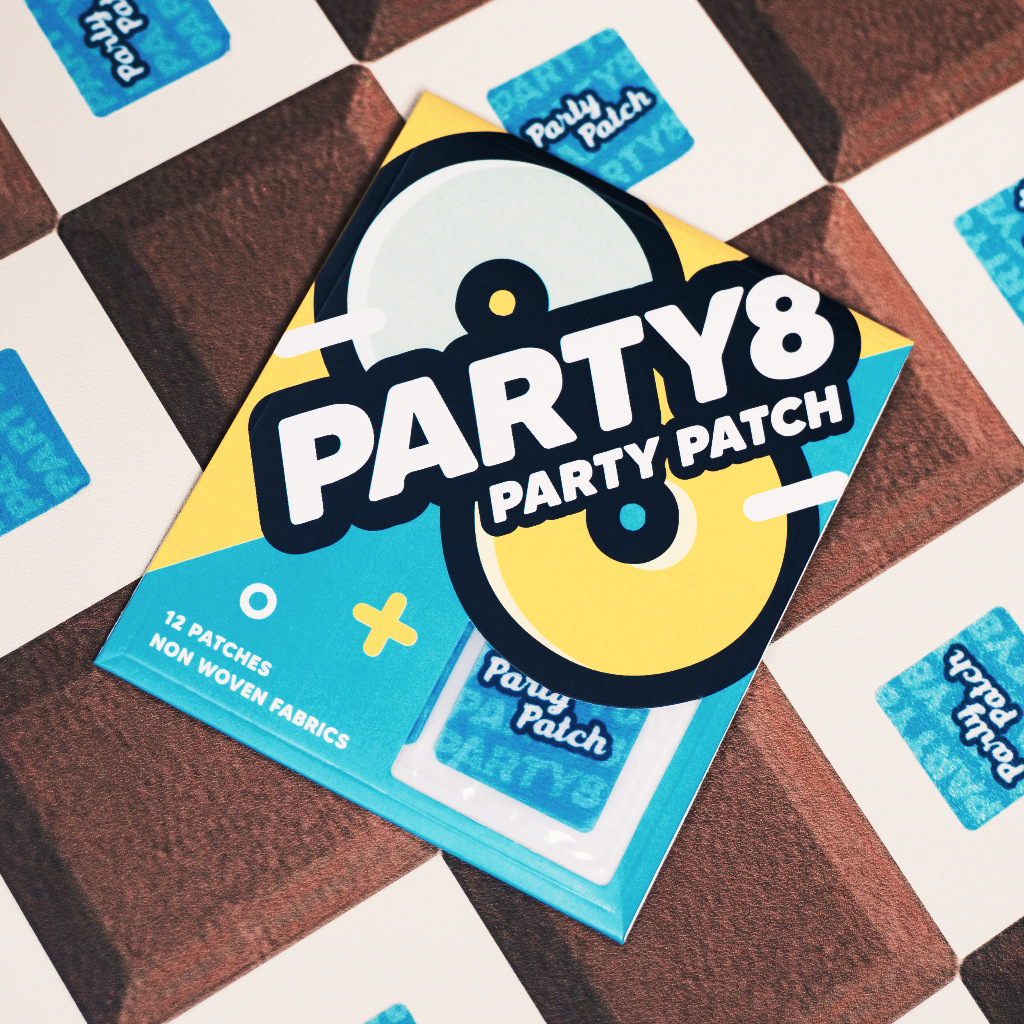 Party8 Party Patch – Ultimate Fix ของคุณสําหรับแอลกอฮอล์ Flush & Hangover Prevention!