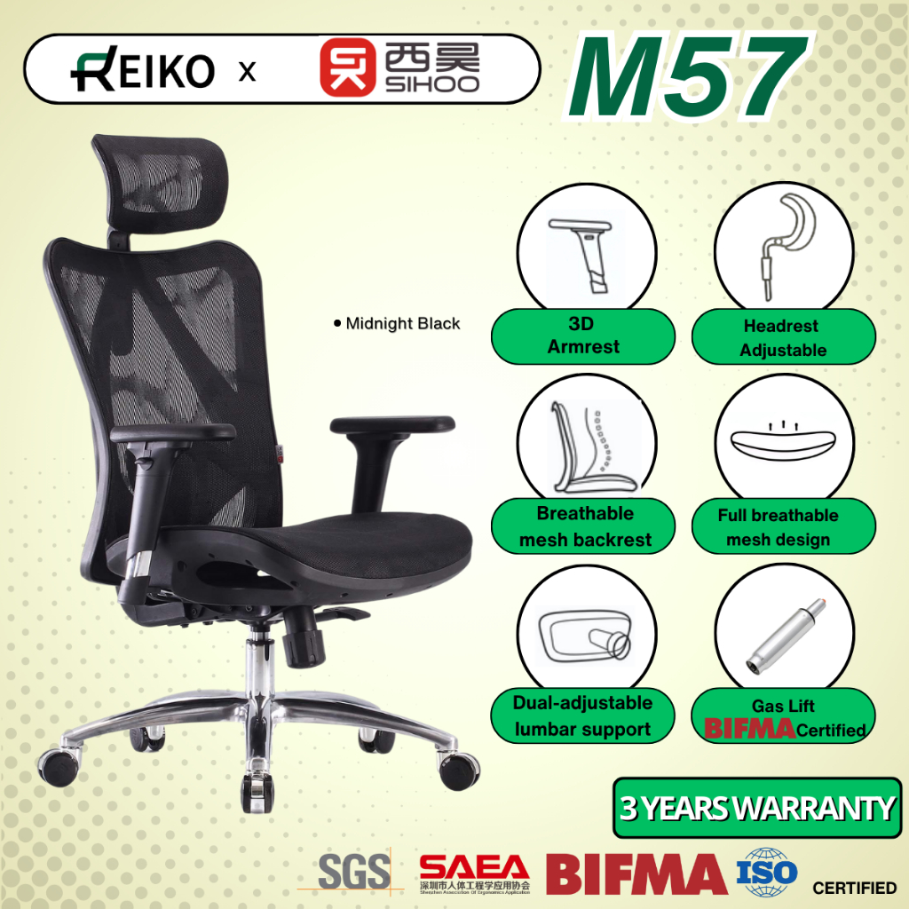 Sihoo M57 Ergonomic Chair Official / Office Chair / Director Chair / Space / Alterseat / ANEW