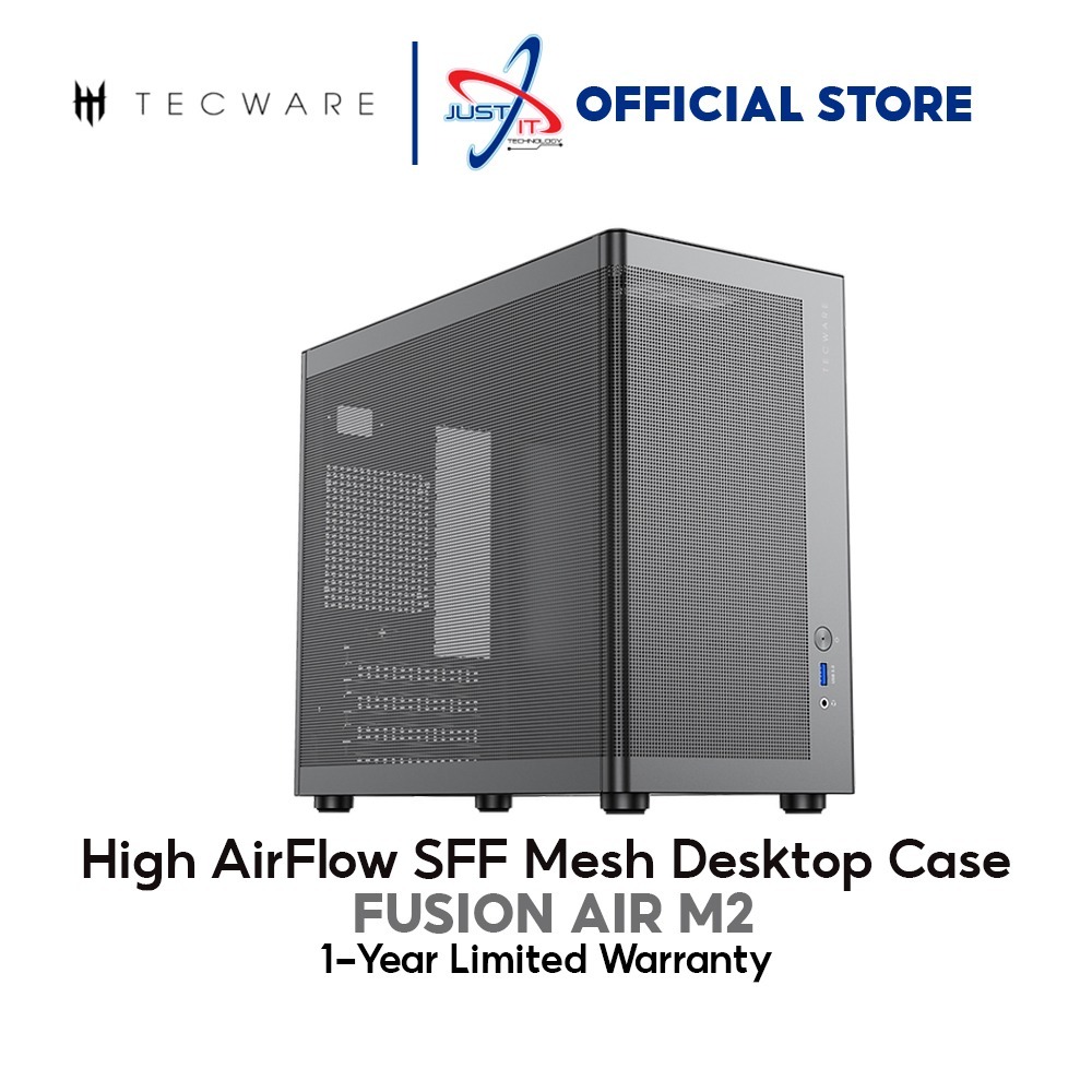 TECWARE FUSION AIR M2 SFF DESKTOP PC CASE / CASING - สีดํา