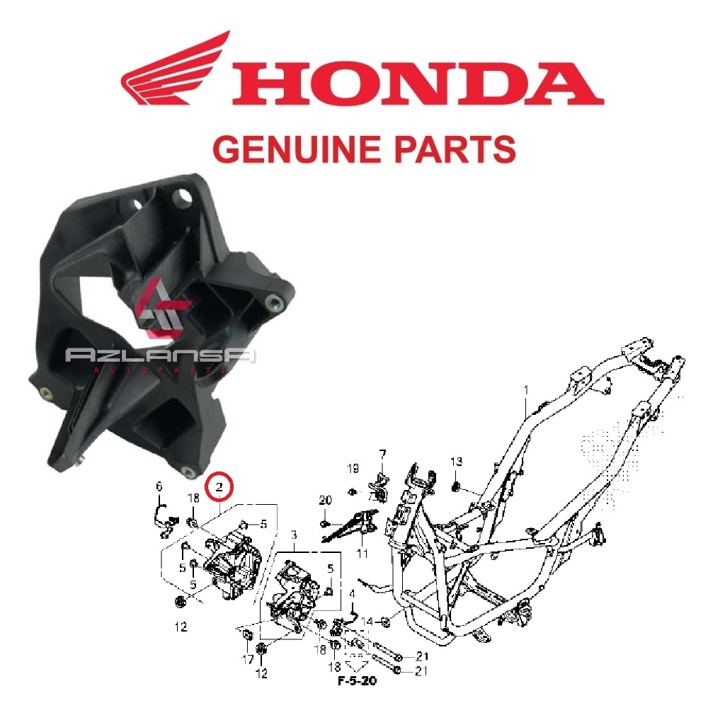 ฝาครอบ Stay RH FR ( 50311-K0W-NA0 ) ADV 160