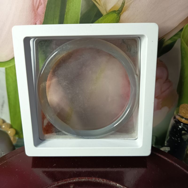 App 37 กําไลข้อมือคริสตัลอาเกตธรรมชาติ