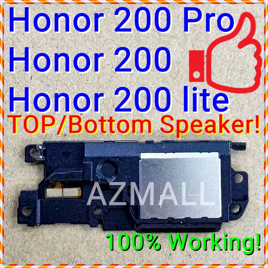 (การทํางาน 100%) ใหม่ Earpiece Ear /Music Loud Speaker Buzzer Honor 200 lite /200 Pro 5G / ELI ELP-N