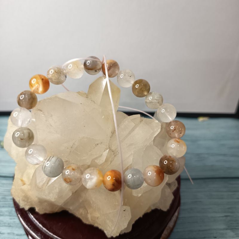 Bsn 176 สร้อยข้อมือคริสตัลธรรมชาติ