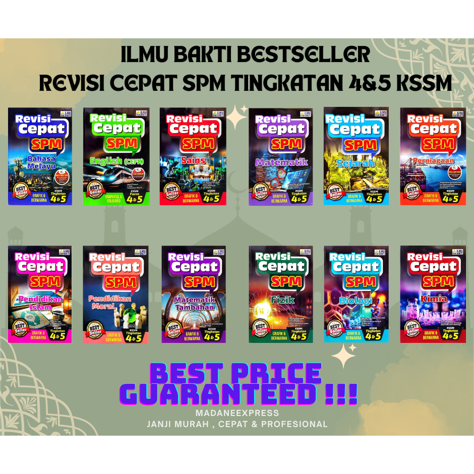 [XPRESS] ขายดีที่สุด BAKTI SCIENCE: SPM FAST REVISION LEVEL 4&5 KSSM