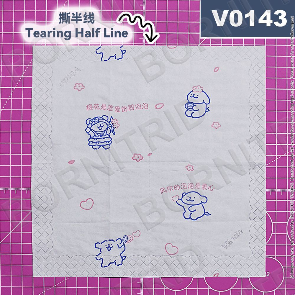 Limited Design Edition Vinda 4 Ply พิมพ์กระเป๋า Hanky Tissue – นําเข้า (หลายตัวเลือก) (36 ซอง x 7 แผ่น) ราคา ถูกที่สุด ดีลบีเคเค แกลเลอรีภาพที่ 6