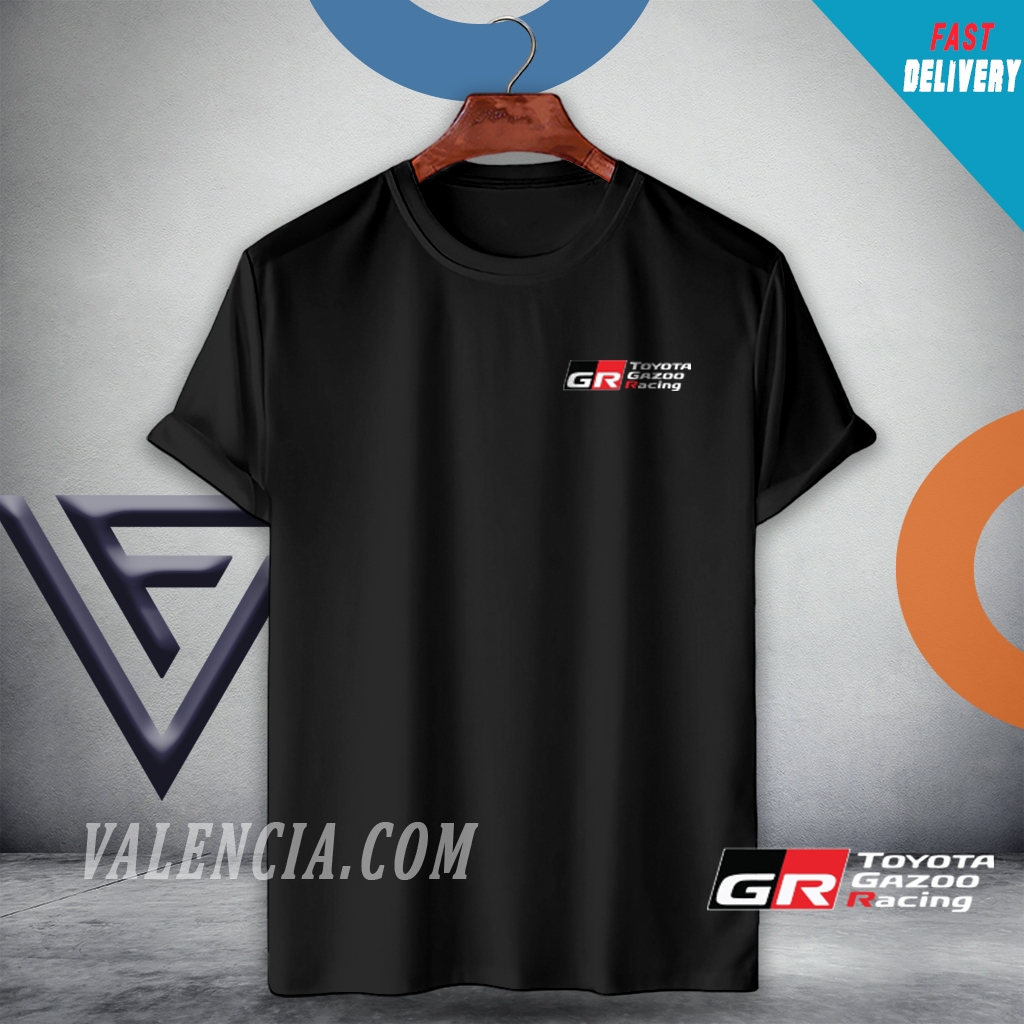 JDM Toyota GR Gazoo Sport Racing ผ้าฝ้าย 100% Unisex Men T เสื้อทีมเสื้อรอบคอ