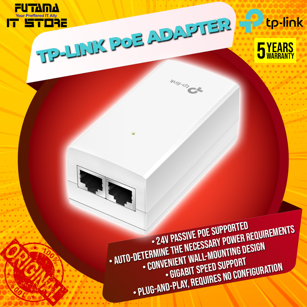 อะแดปเตอร์ TP-Link TL-POE2412G PoE