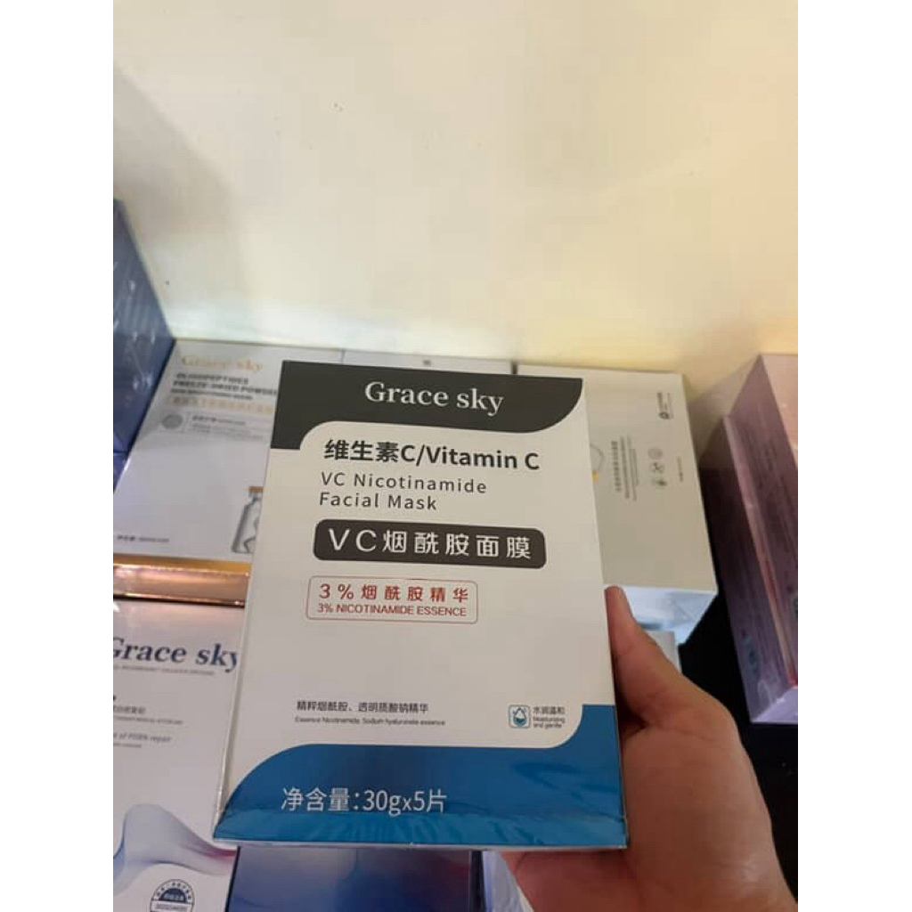 Grace sky Grace sky VC Niacinamide Mask 30g * 5 ถุง