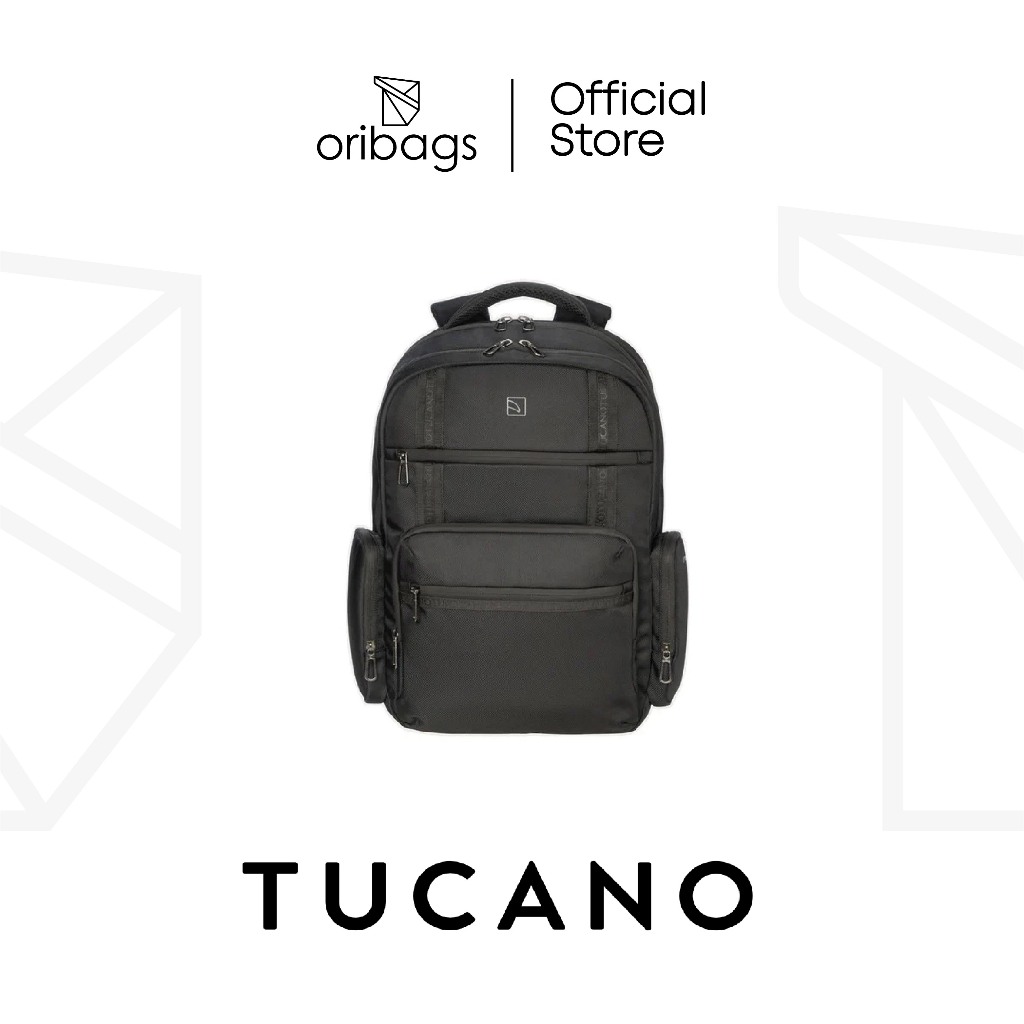 Tucano AGS Sole Gravity Backpack 17" - สีดํา