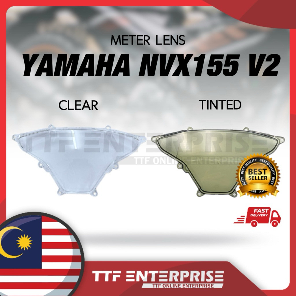 เลนส์ YAMAHA NVX155-V2 METER (CLEAR/TINTED) เลนส์ CERMIN METER NVX 155 NVX155 V2 V 2