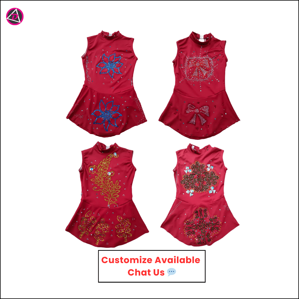 ODA INDUSTRY/RHYTHMIC GYMNASTICS LEOTARD LYCRA พร้อมเพชร