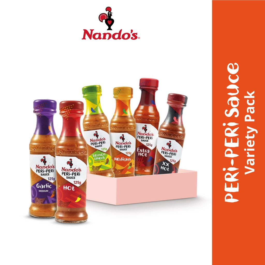 Nandos PERi-PERi Sauce Variety Pack (125g)