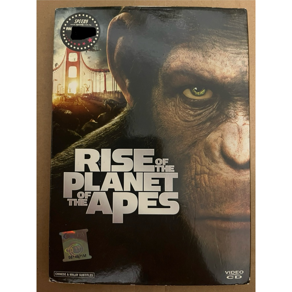 RISE OF THE PLANET OF THE APES VCD