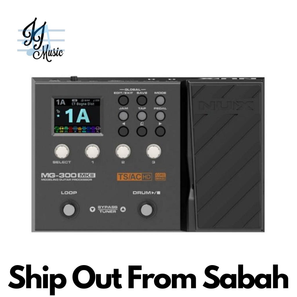 Nux MG300 MKII Modeling Guitar Processor (Nux Guitar Effect / Nux Effect / MG300 / MG300MKII)