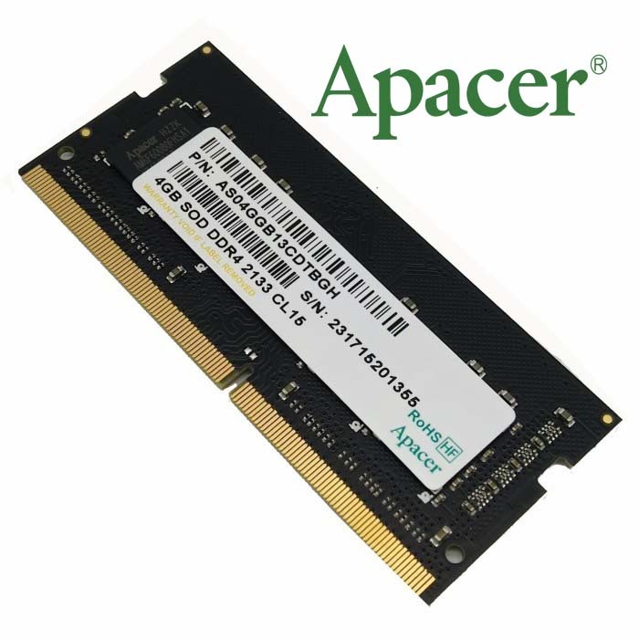 Apacer DDR4 2133MHz แล็ปท็อป RAM (4GB)