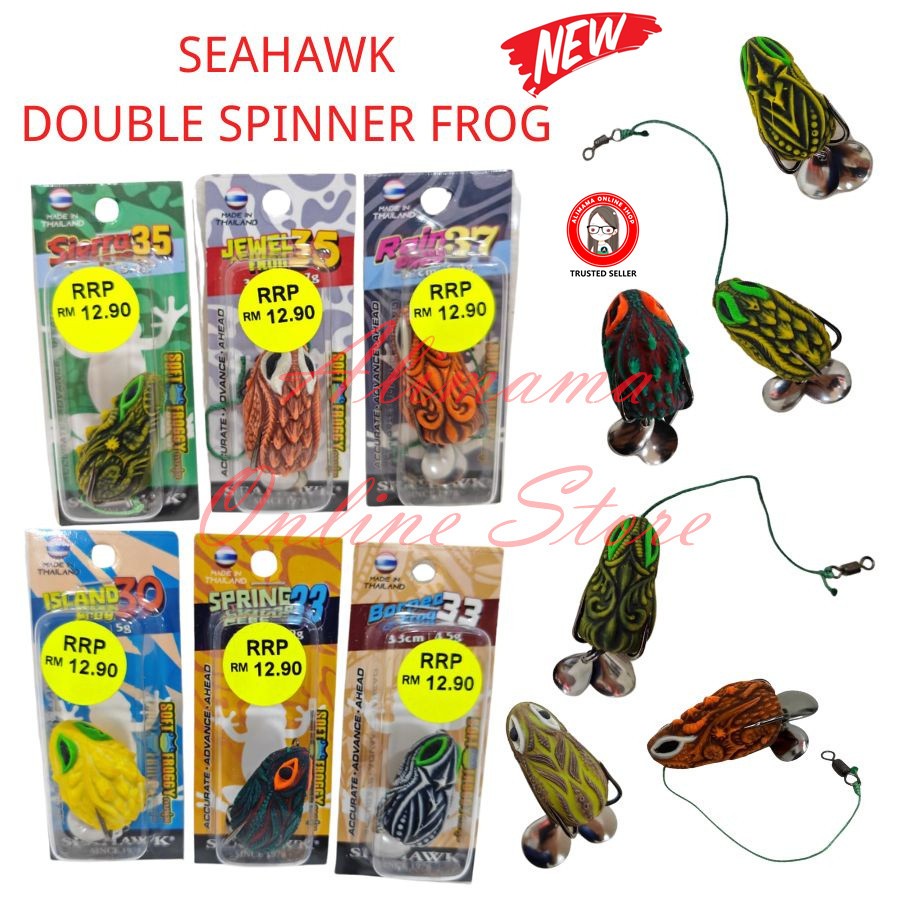 SEAHAWK ISLAND 30 / SPRING PEEPER 33 / BORNEO 33 / JEWEL 35 / SIERRA 35 / RAIN 37 SOFT FROG FISHING 