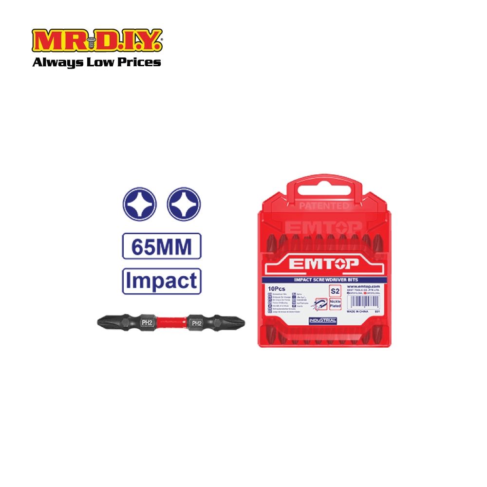 EMTOP ดอกไขควงกระแทก - ESBTMPH233