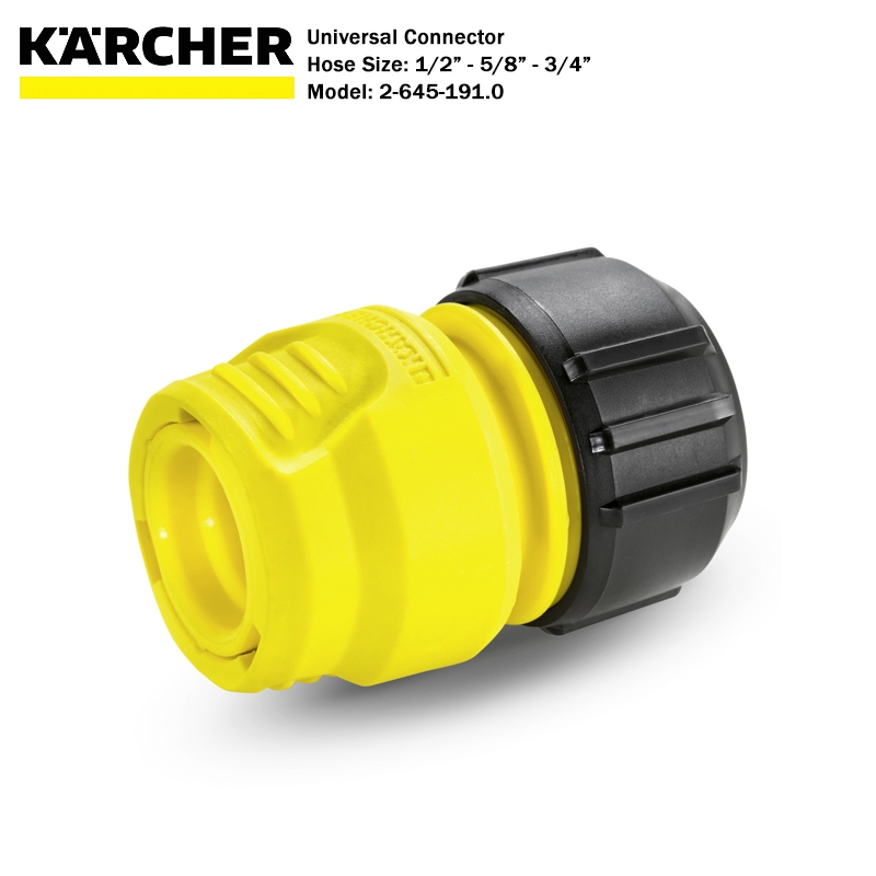 KARCHER CONNECTOR/TAP ADAPTER 2.645-191.0 UNIVERSAL HOSE CONNECTOR