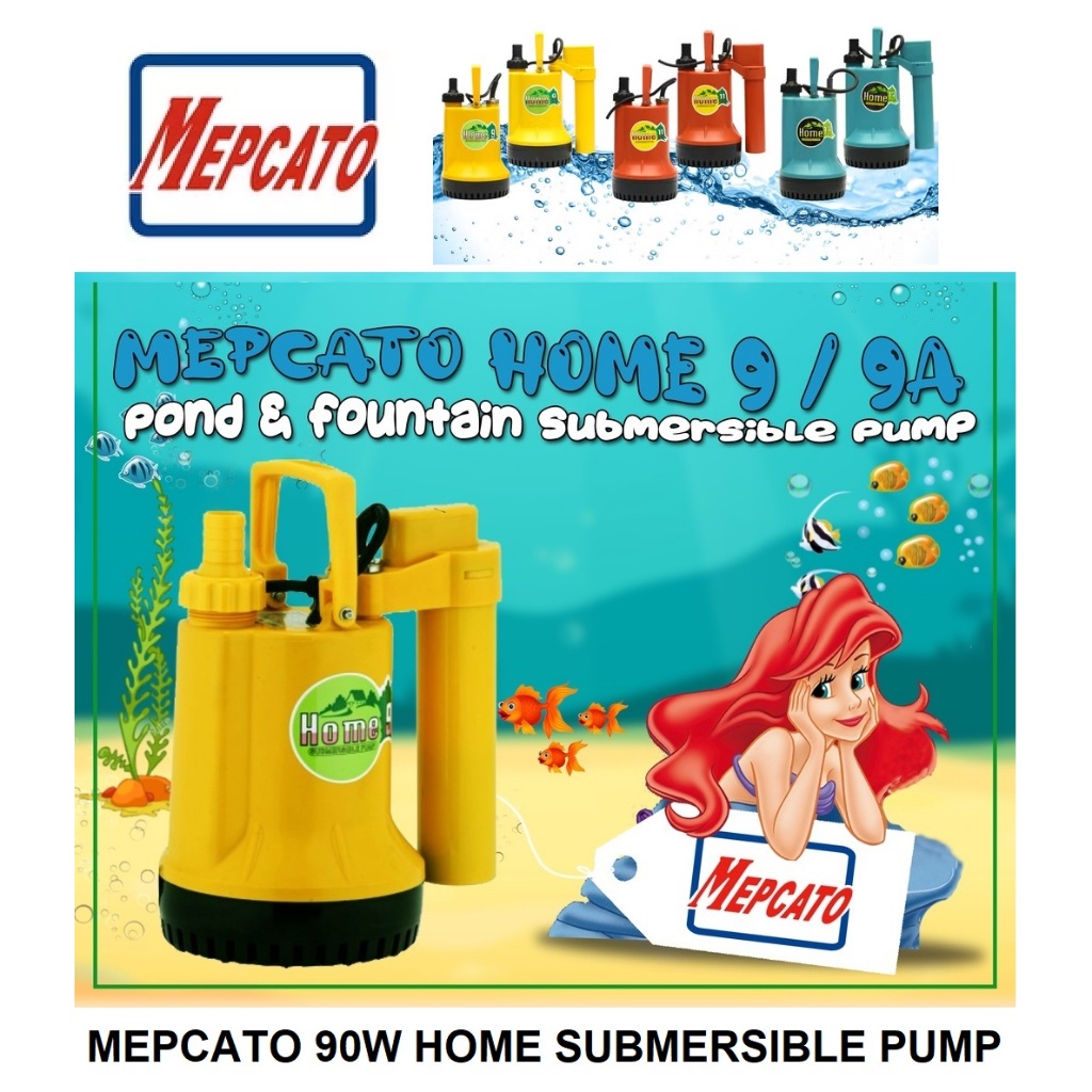 Mepcato 90-watt 78L/min ปั๊มจุ่มระบายน้ํา HOME-9