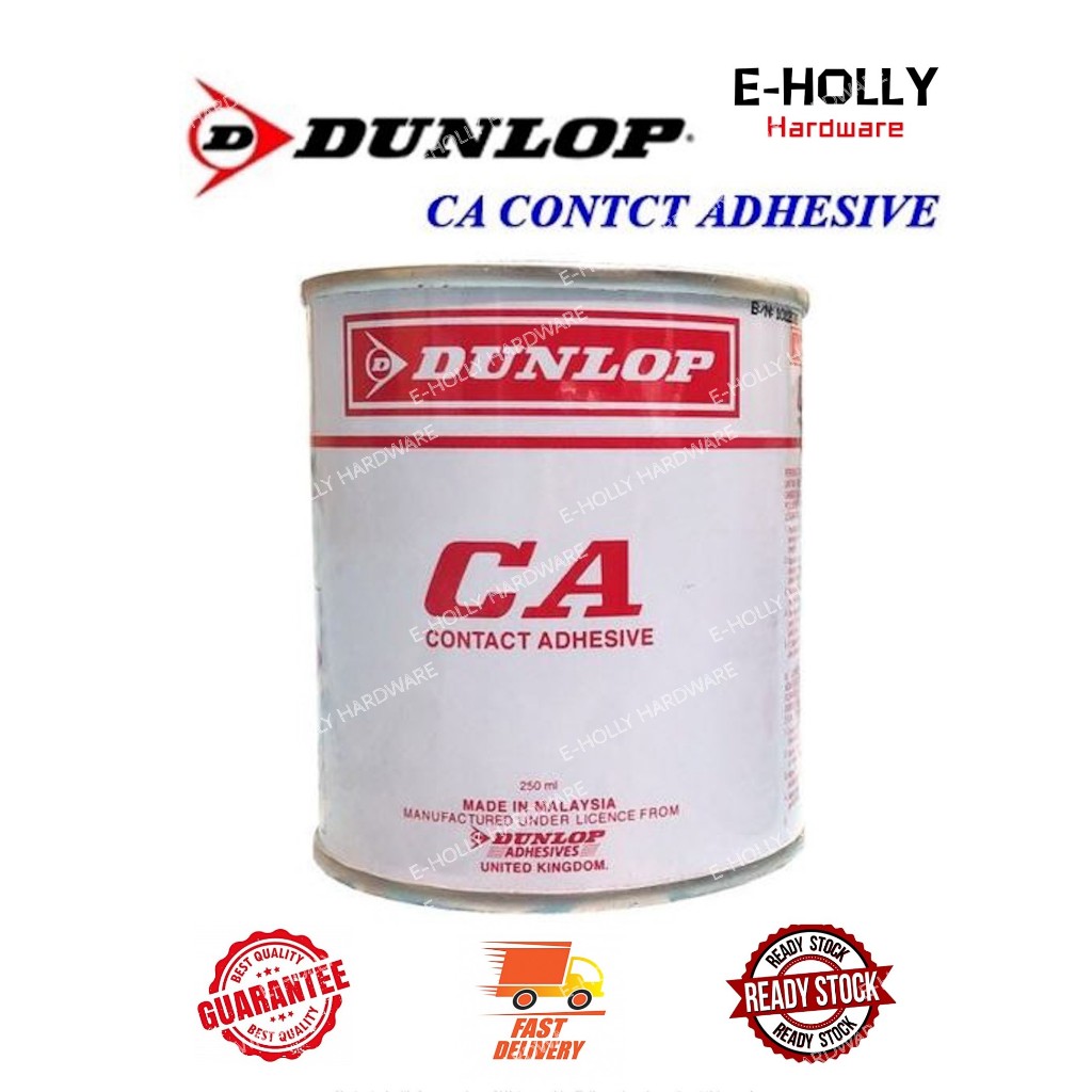 EHOLY 250ML DUNLOP ADHESIVE GP/CA GENERAL PURPOSE CONTACT ADHESIVE GLUE GUM / FORMICA GUM