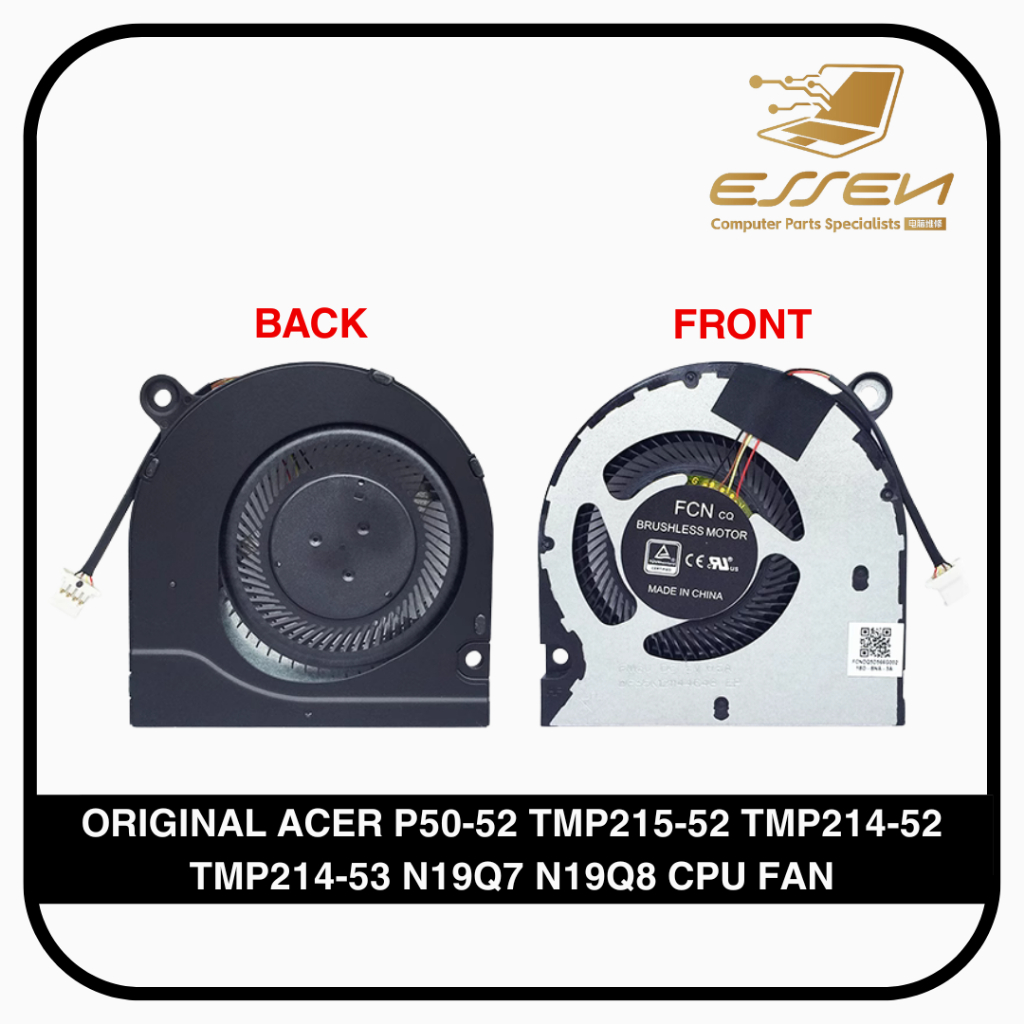 ACER P50-52 TMP215-52 TMP214-52 TMP214-53 N19Q7 N19Q8 พัดลม CPU